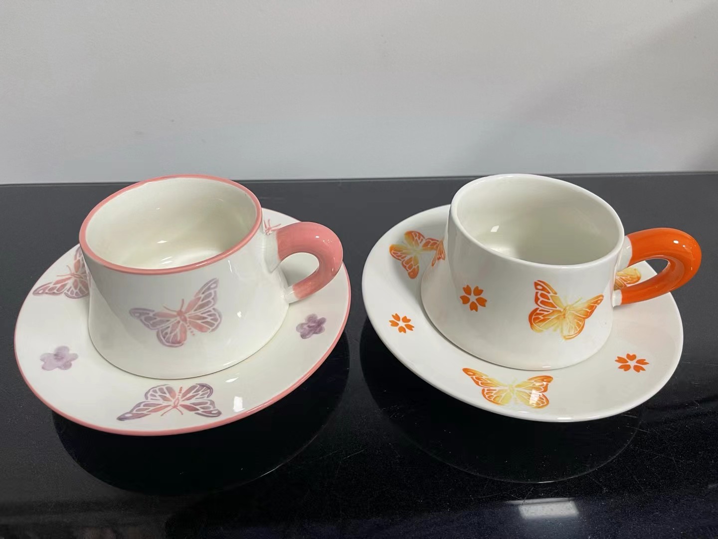 陶瓷咖啡杯310CC咖啡具日用百货搅拌杯便携杯子家用咖啡杯