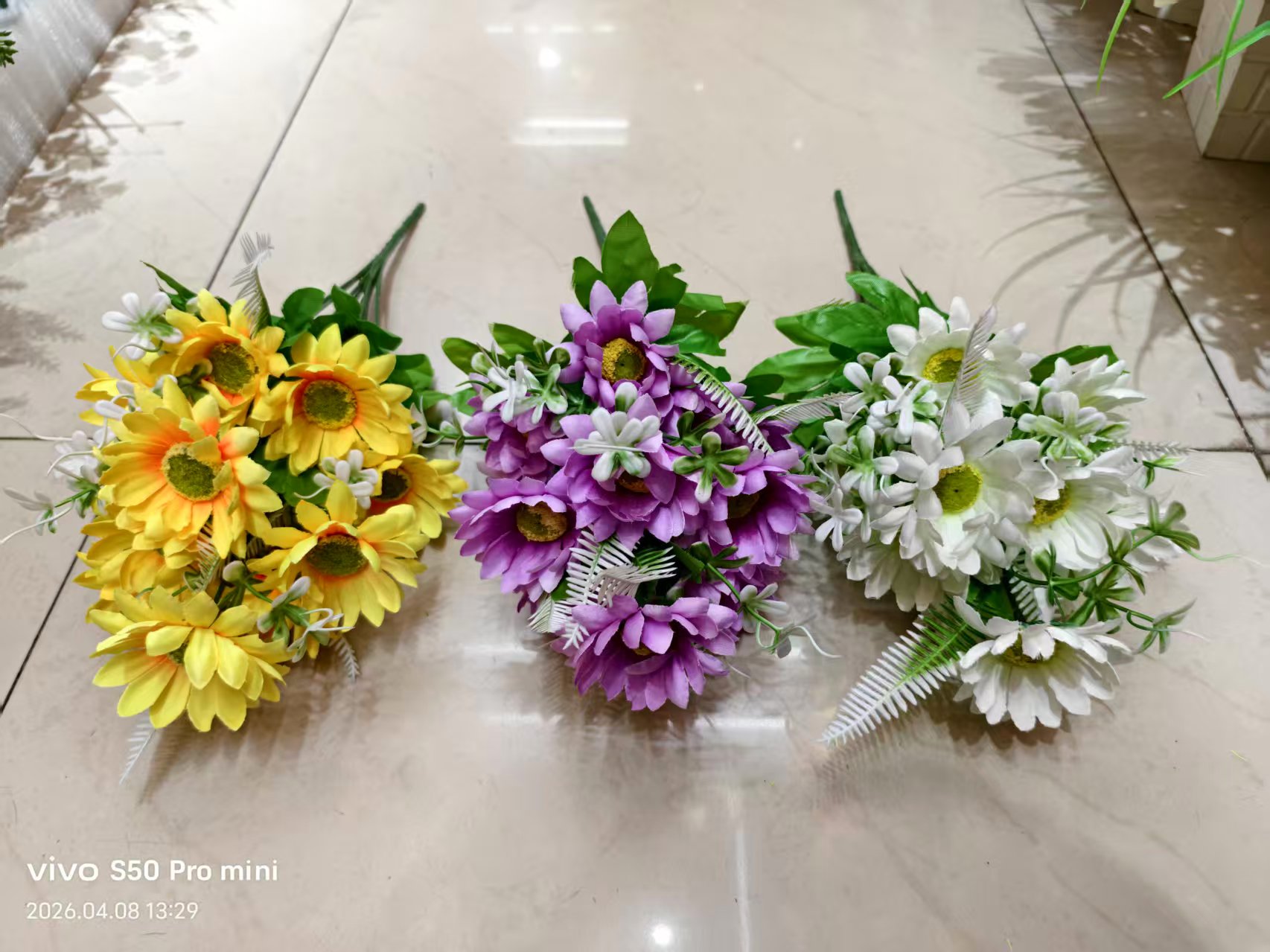 塑料花实物图