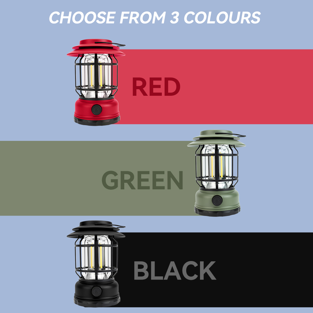 Camping lamps, telescopic three-leaf lamps, camping lamps, fire safety indicator lights, outdoor mountain camping supplies details Picture