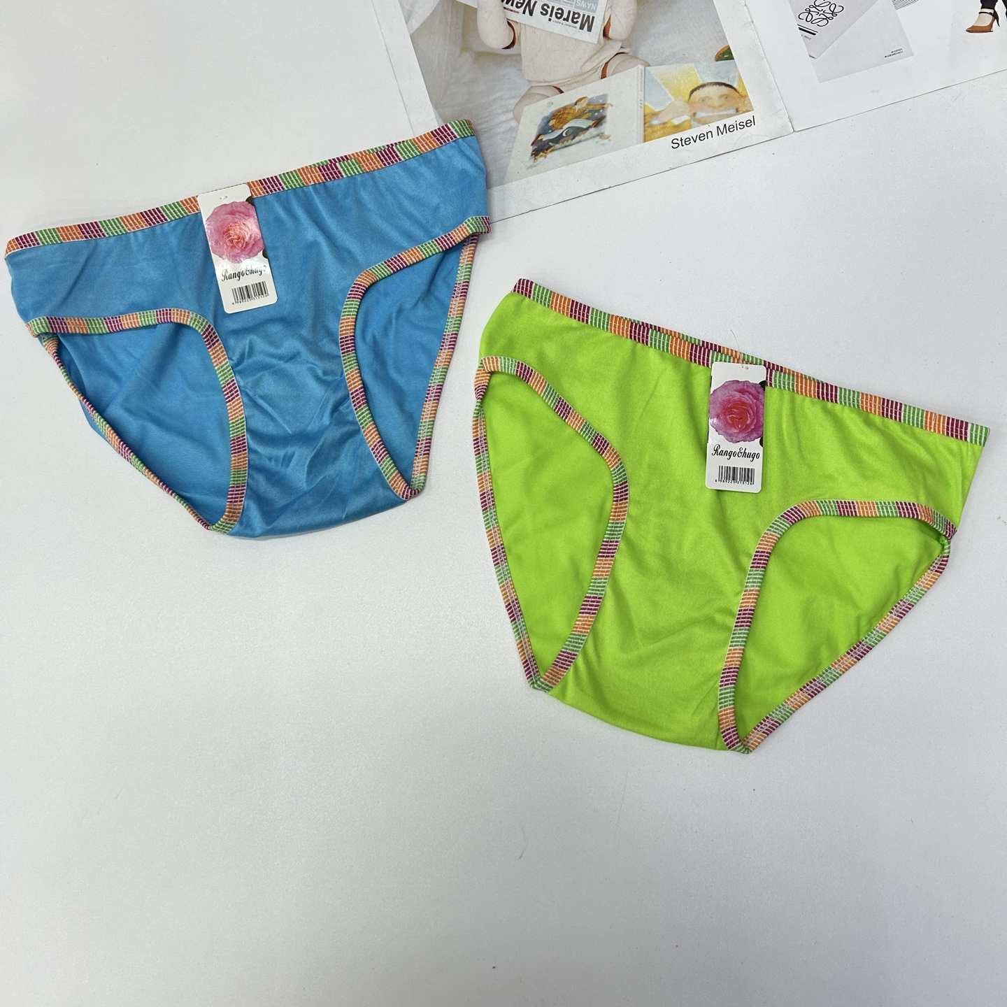 DD-551-27 #L Export Underwear, Women's underwear, Milk silk-screen printed women's underwear, Sexy hemmed women's underwear, women's briefs, underwear, QNI Application Scenario
