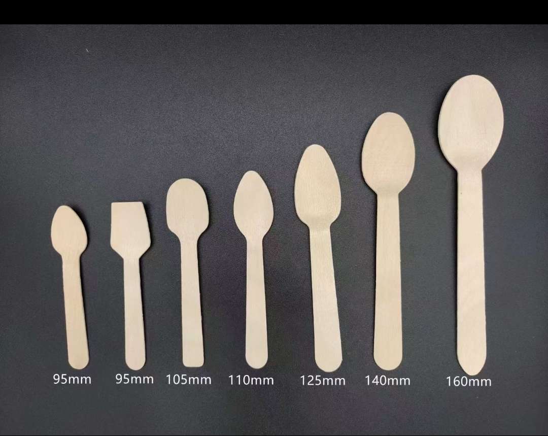 10cm,14cm,16cm各规格木制刀叉勺木质汤勺