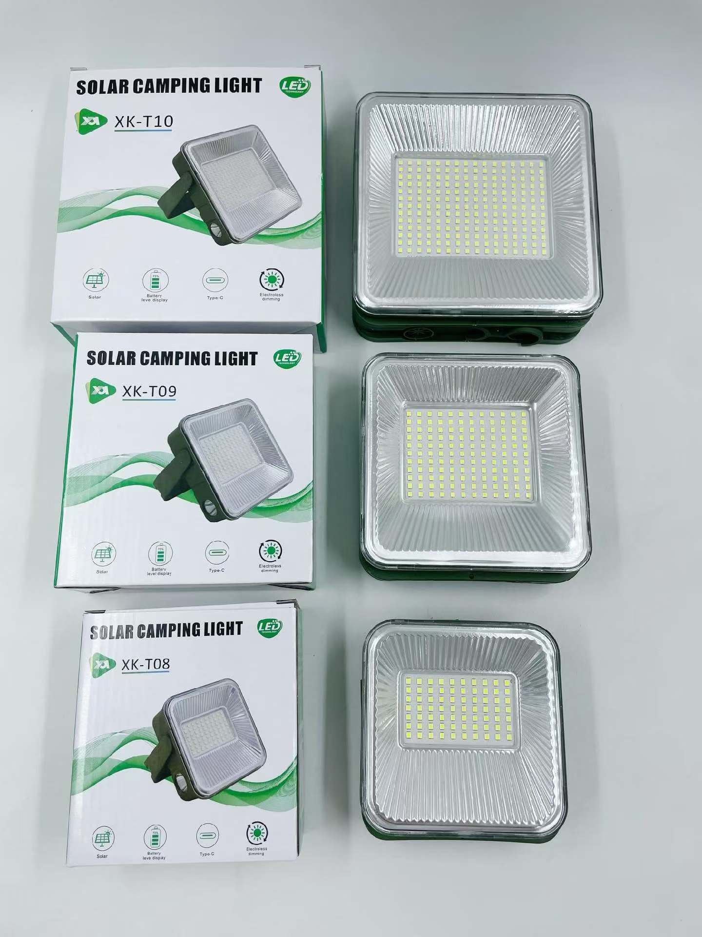 Camping lamp, telescopic three-leaf lamp, camping lamp, fire safety indicator light, camping supplies, mountain and outdoor detail image 2