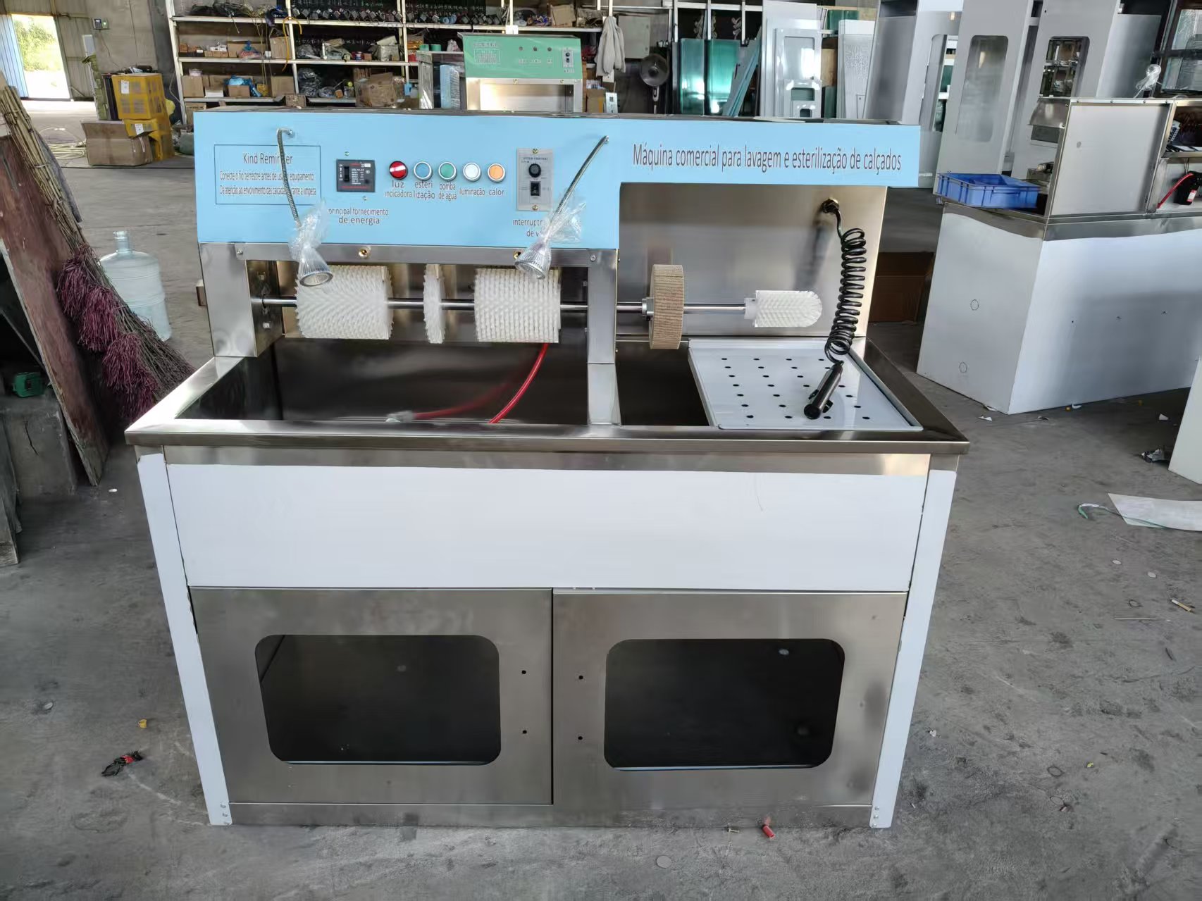 Direct sales from manufacturers of shoe washing machines, shoe drying machines, disinfection and drying machines, industrial washing machines, water washing machines and drying machines Specification image