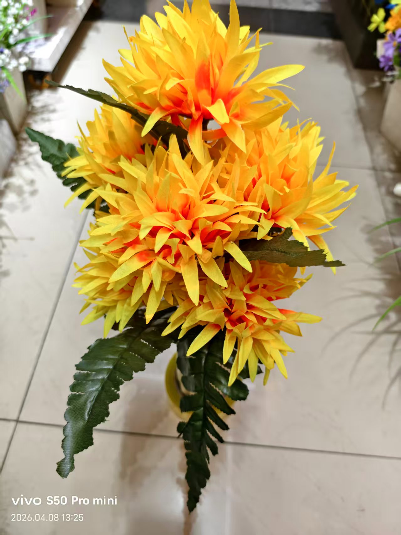 仿真花/装饰花/塑料花假花/假花/家饰塑料花细节图
