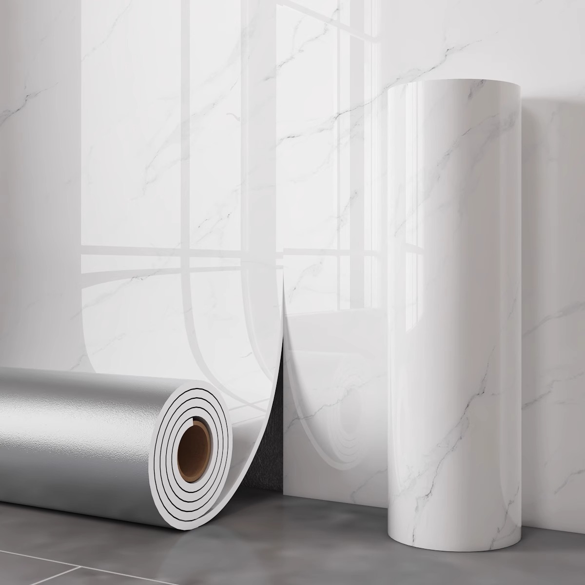 Tile-like wallpaper, self-adhesive marble, waterproof and moisture-proof, home TV background, wall and wall coverings, decorative wall stickers detail image 7