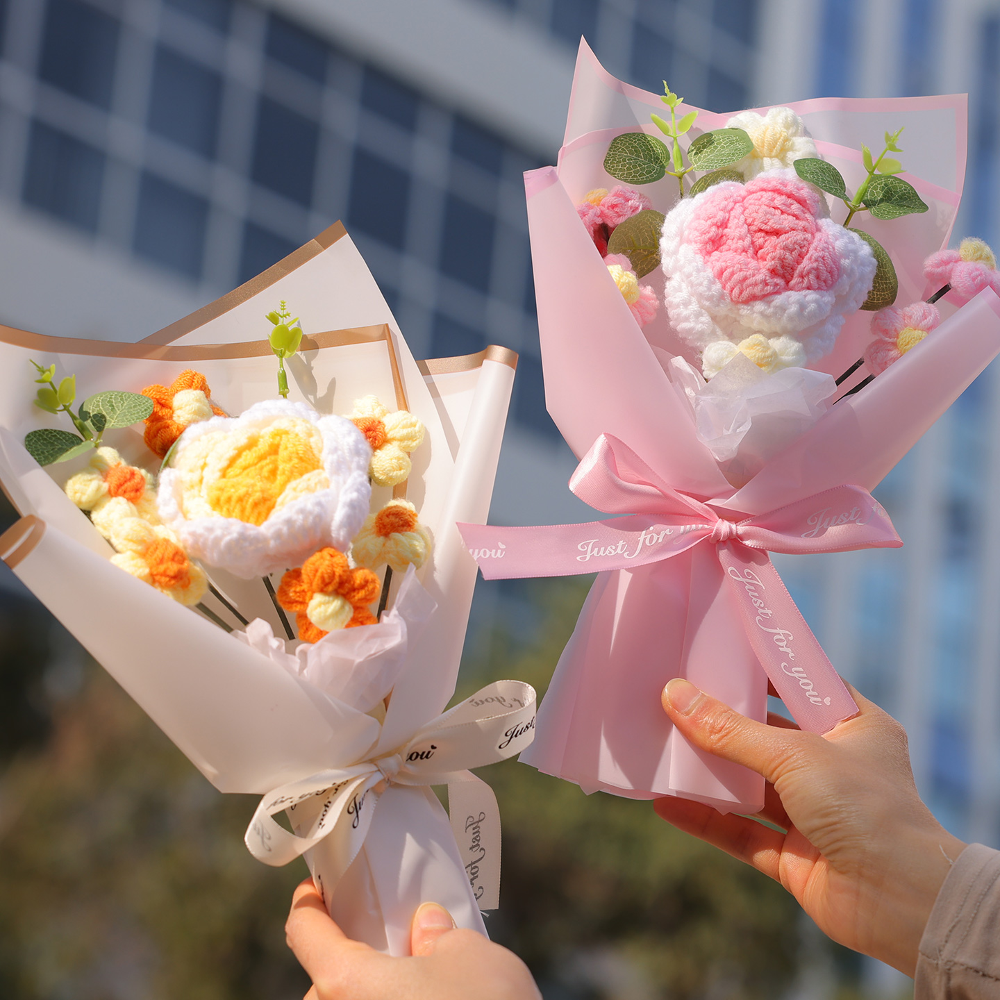 毛线/毛线太阳花/毛绒花/针织花/向日葵毛线产品图