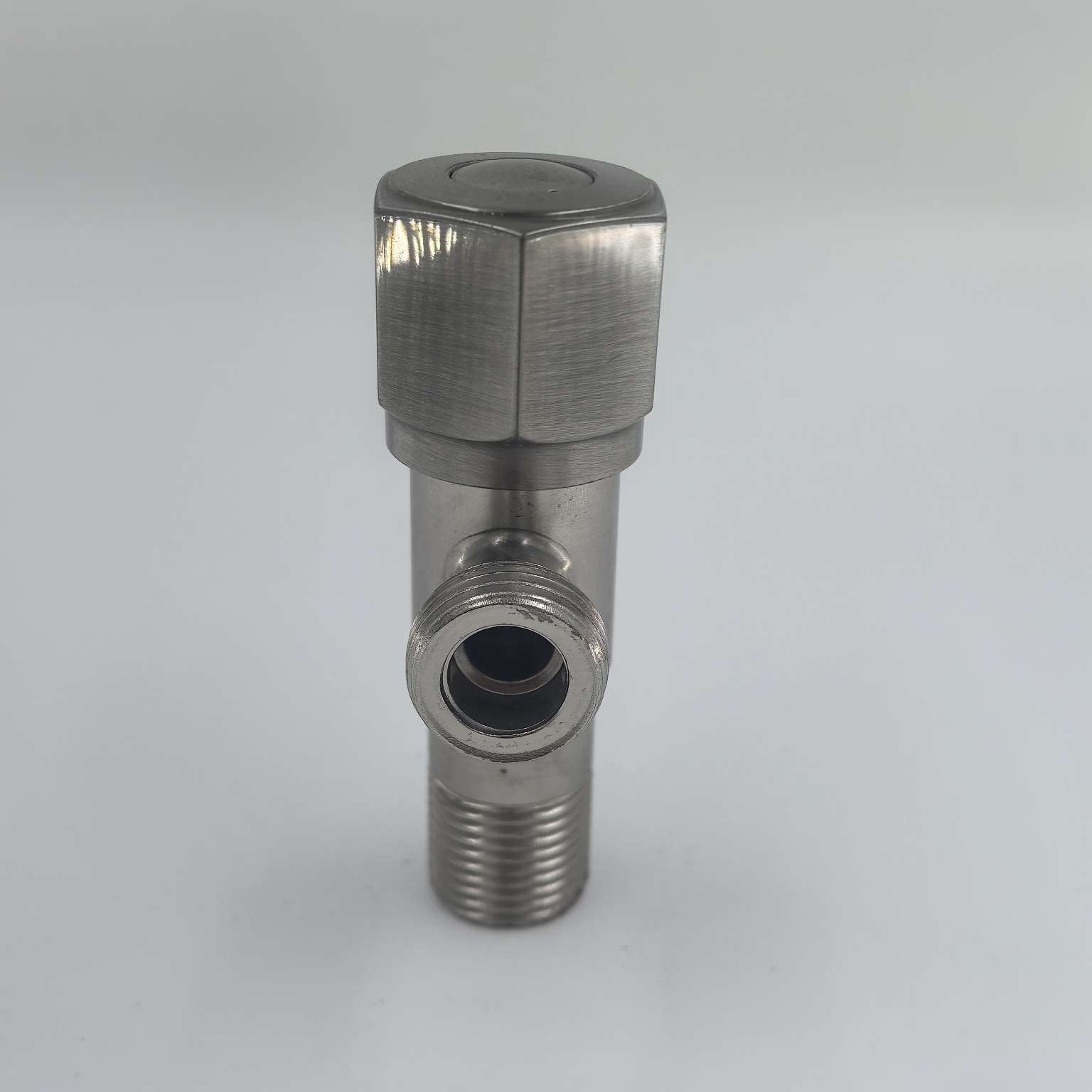 All-copper thickened Angle valve, universal cold and hot water stop valve, household explosion-proof three-way Angle valve, hardware accessories detail image 2