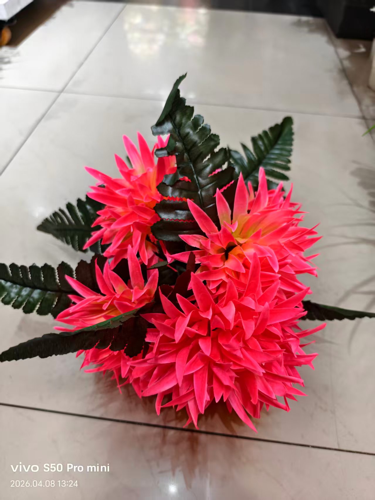 仿真花/装饰花/塑料花假花/假花/家饰塑料花白底实物图
