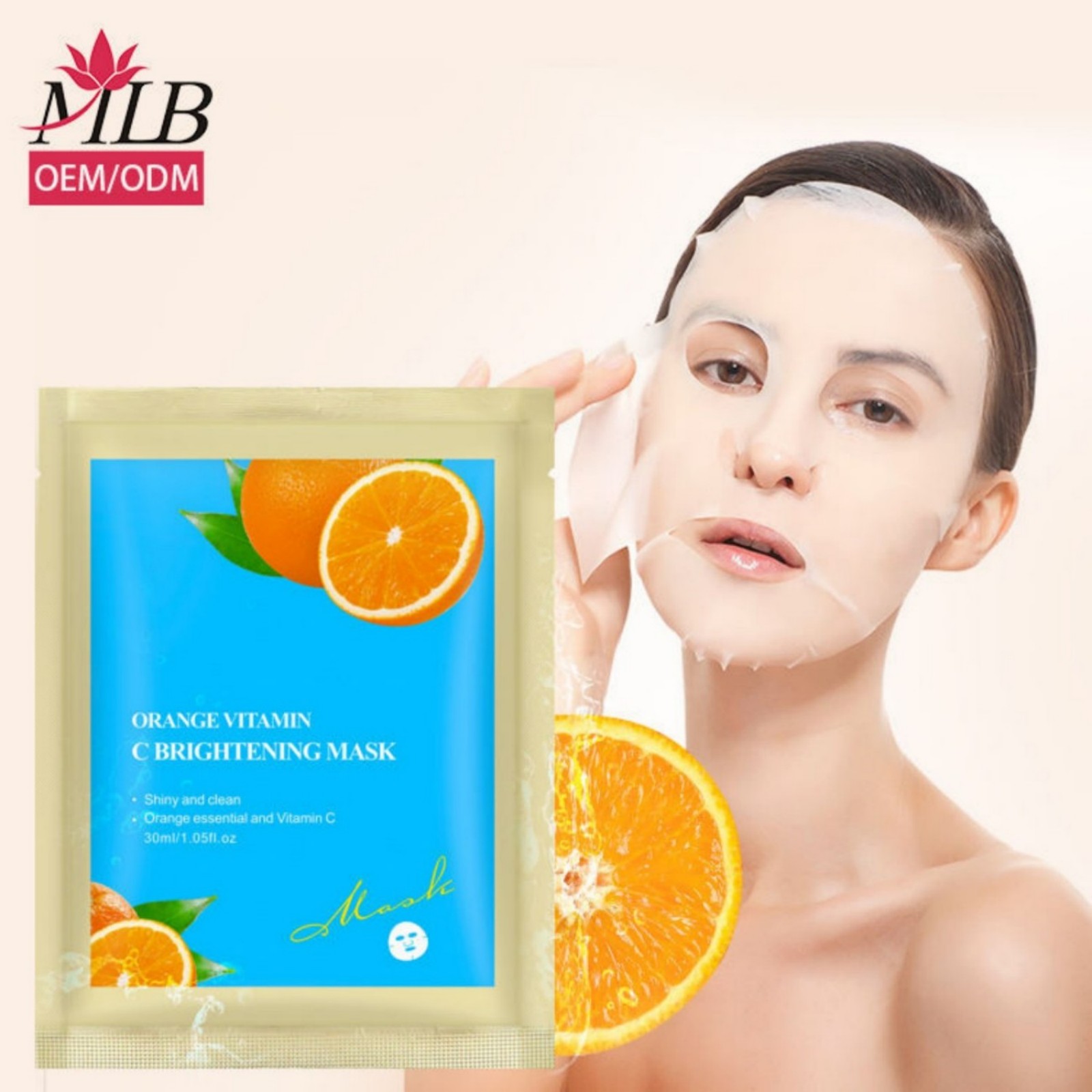 قناع البرتقال C للجلد المضاء يستخدم الرجال الأكياس العابرة للحدود Item Picture