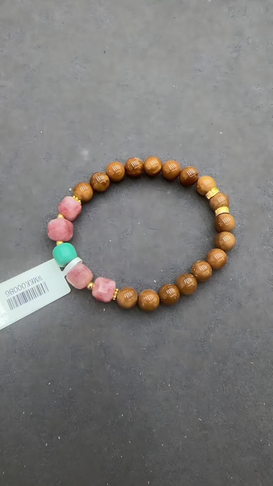 Cook bracelet turquoise bucket beads details Picture
