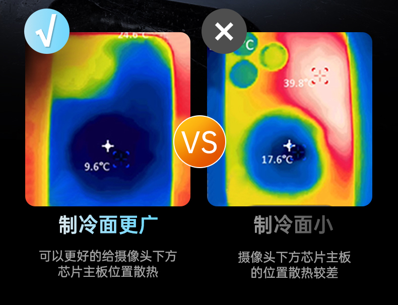 The new XSL54 mobile phone heat sink, magnetic back clip, dual-purpose semiconductor ice heat sink, and two-speed PUBG gaming wonder pic 9