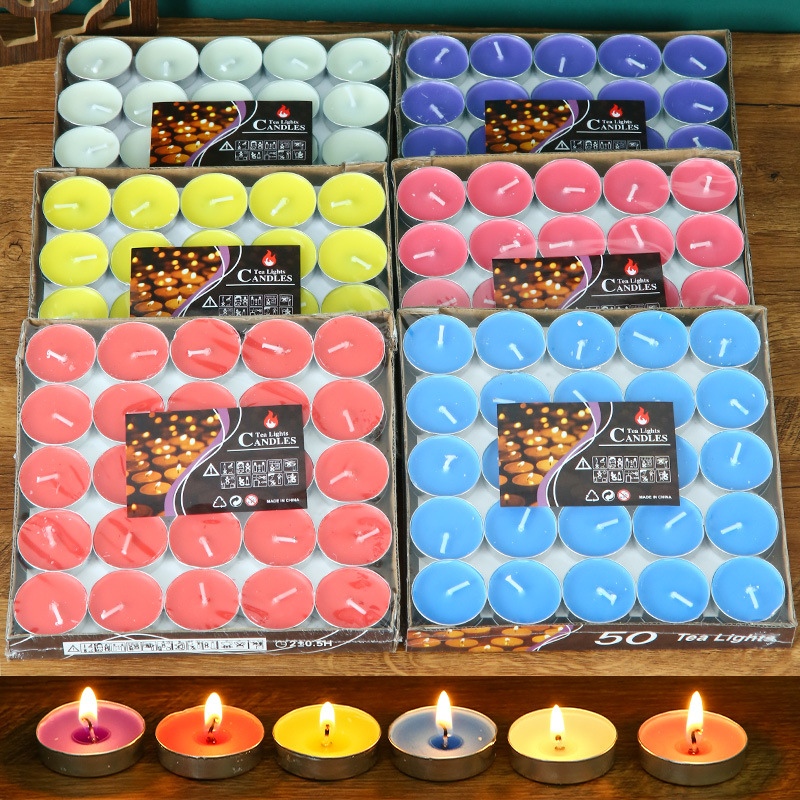 金粉小蜡烛彩色茶蜡烛香薰生日派对蜡烛蜡烛香薰蜡烛生日蜡烛派对蜡烛
