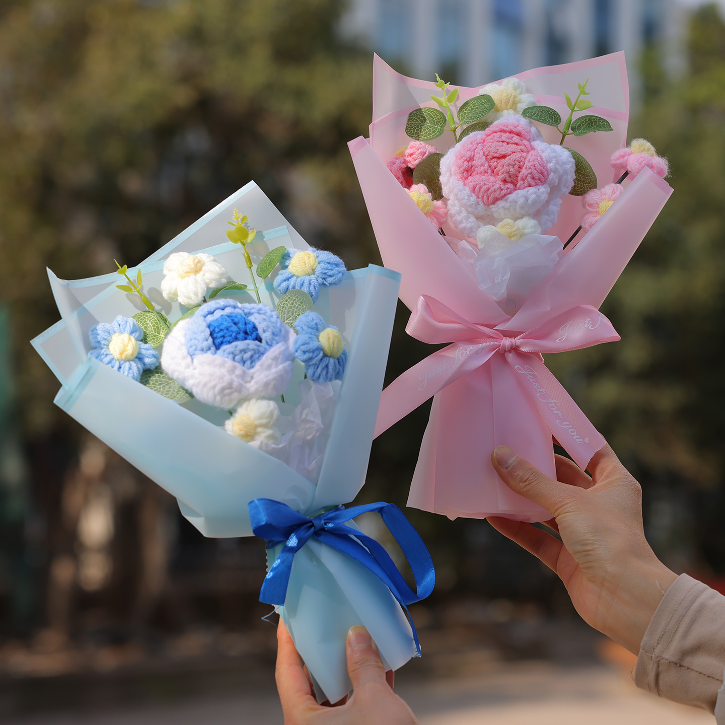 毛线/毛线太阳花/毛绒花/针织花/向日葵毛线细节图