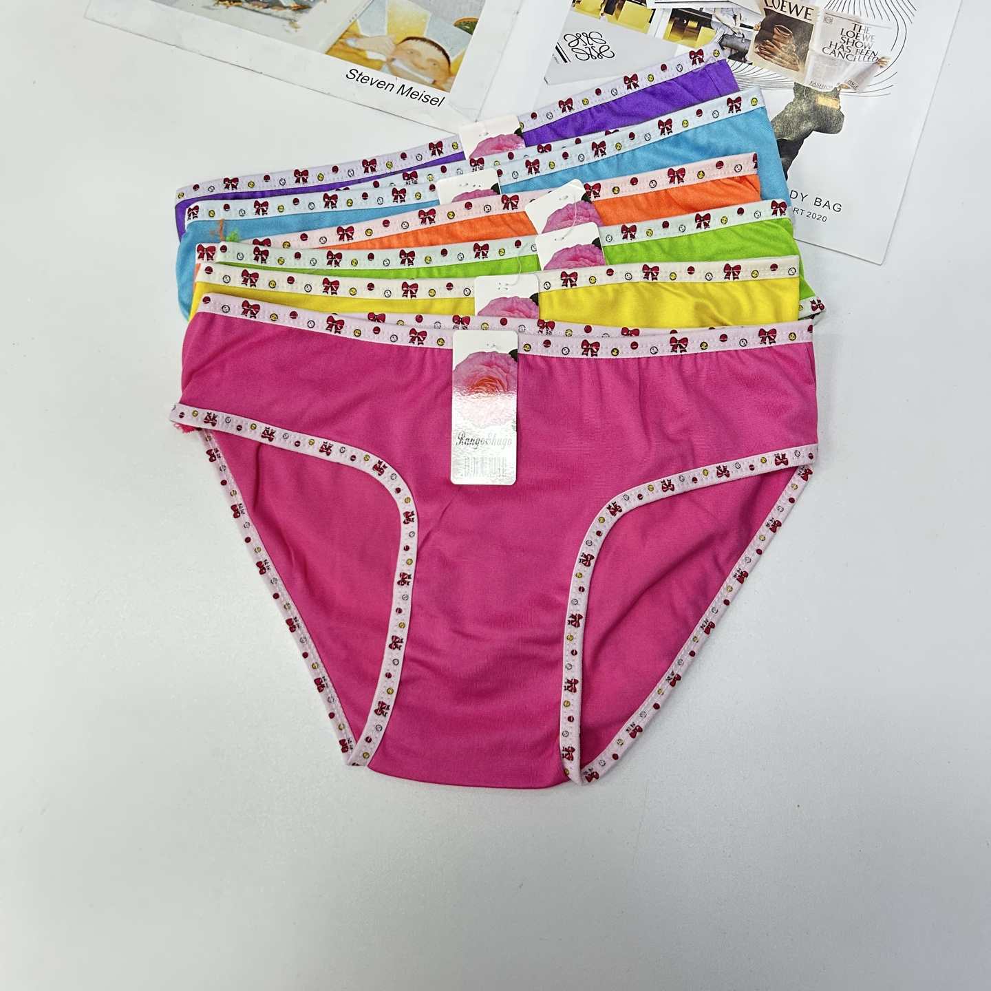 DD-551-16 #L Export Underwear, Women's underwear, milk silk-screen printed women's underwear, Women's briefs, underwear, QNI Specification drawing