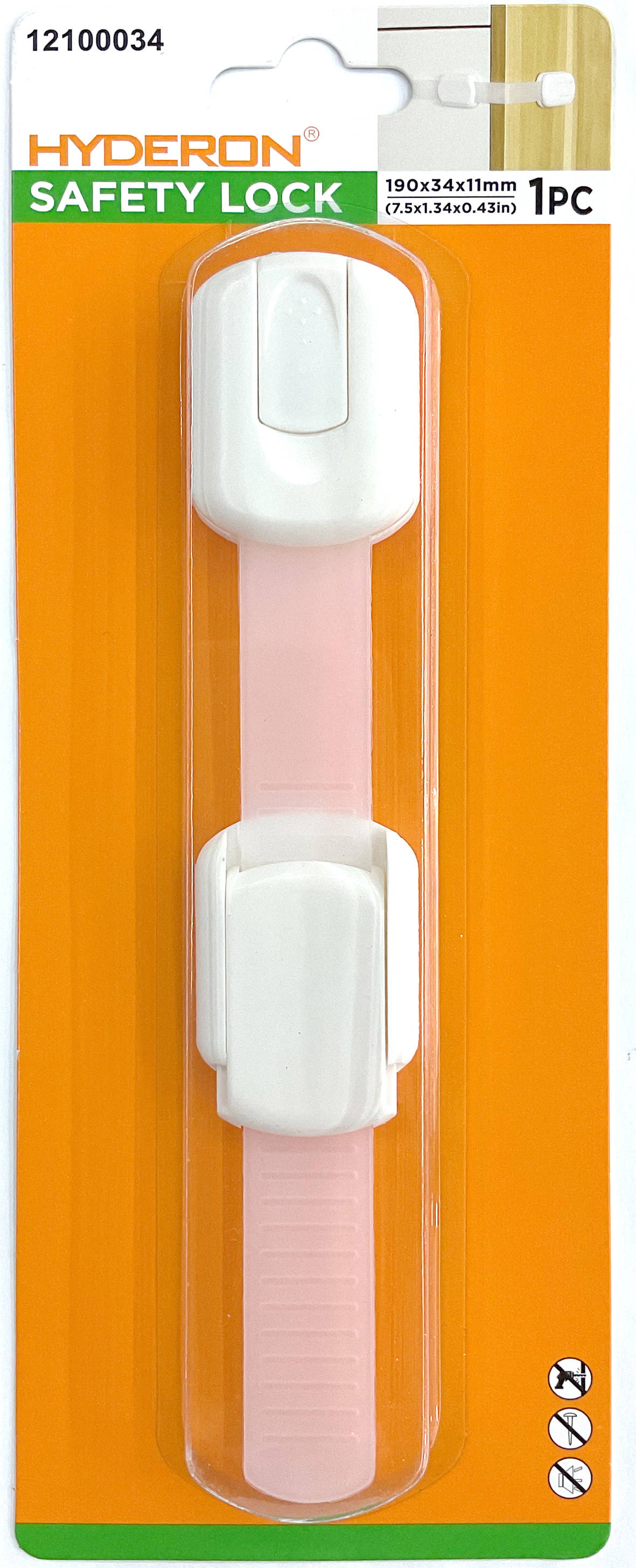 HYDERON [Hui Delong Hardware] cabinet locks prevent children from pinching their hands