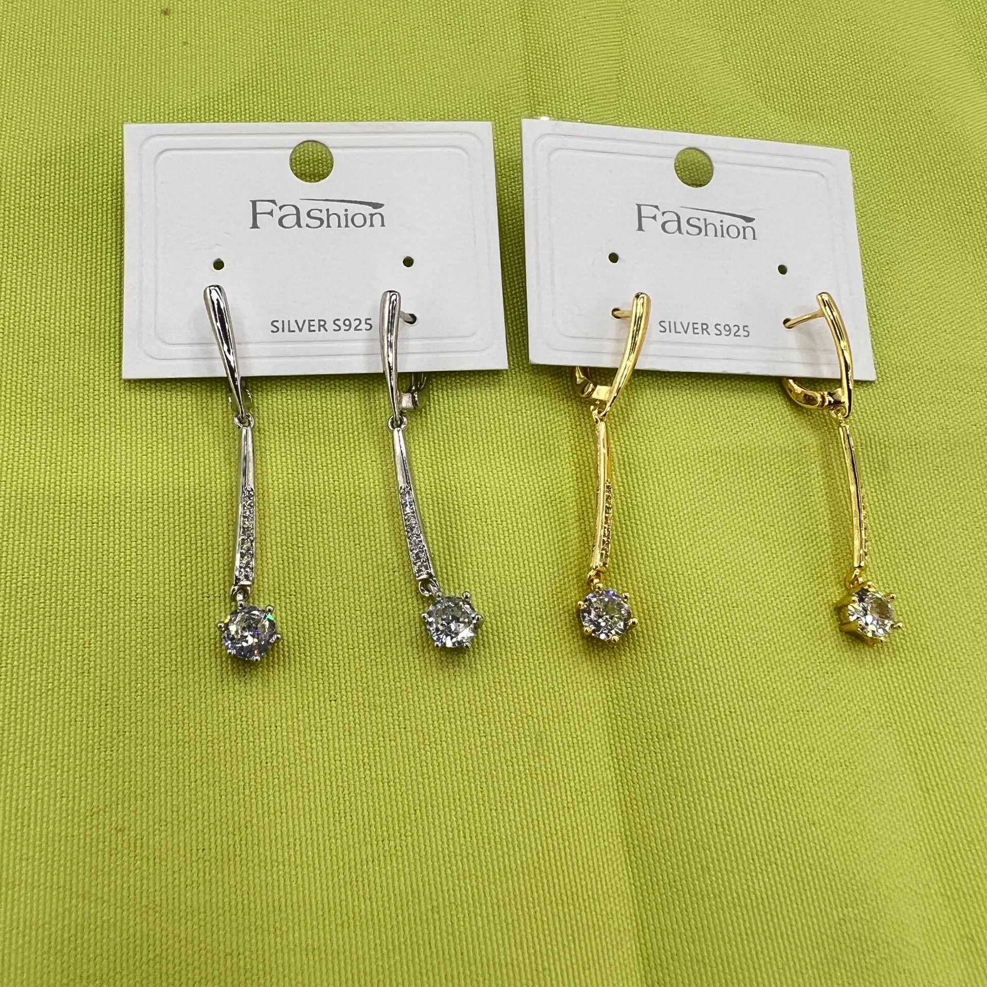 Wholesale of popular new European and American trend products, pure copper creative three-dimensional long, slimming ear, cross-border export tassel jewelry