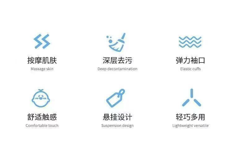 沐浴手套搓澡巾沐浴球洗澡巾搓背刷去角质清洁泡沫柔软耐用搓澡详情4