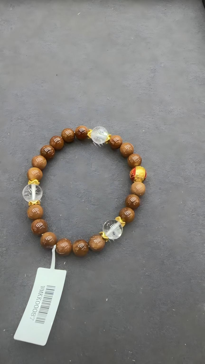 Cook bracelet with double blessing beads Specification image