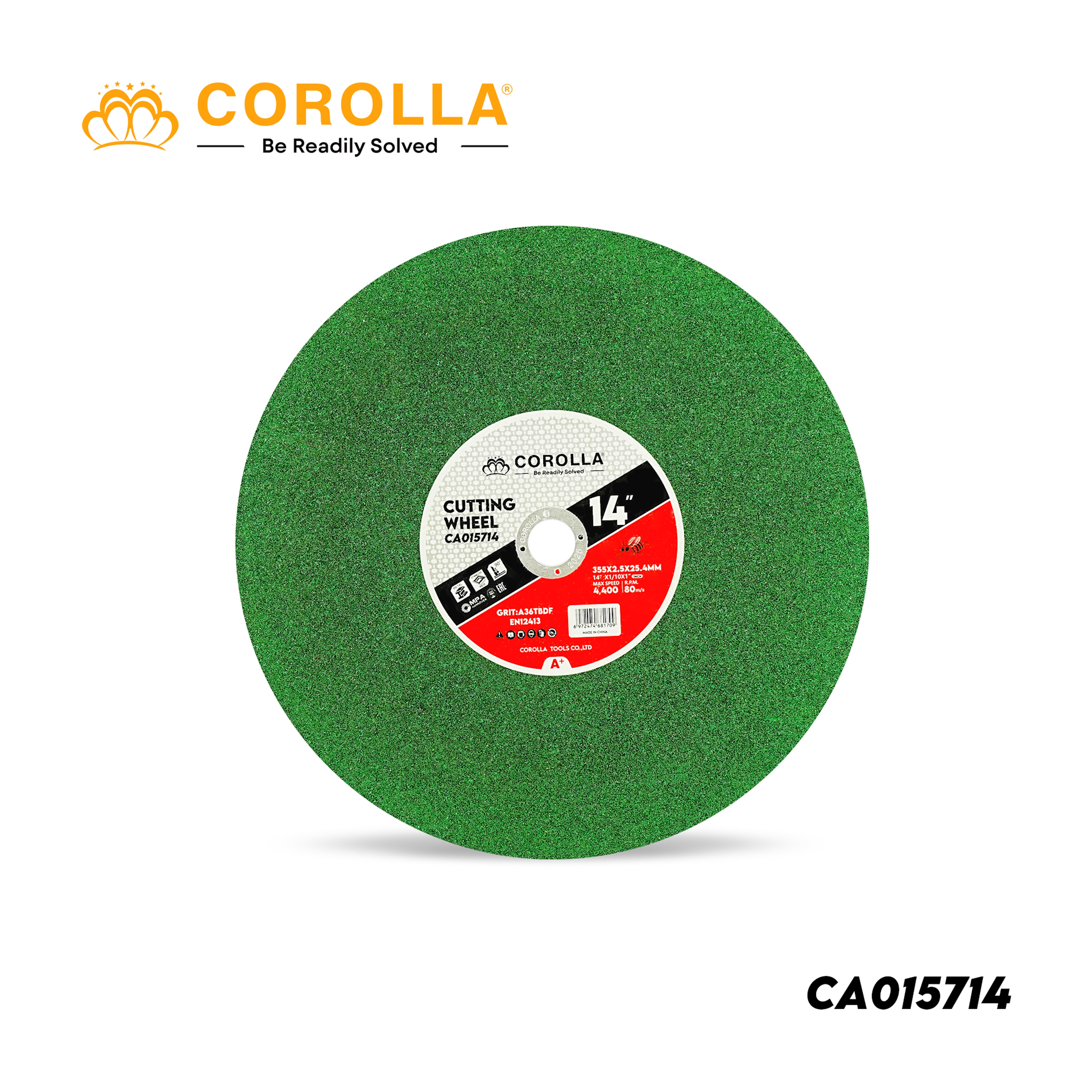CA015714  COROLLA砂轮切割片角磨机切割片14寸切割机切片五金工具砂轮片