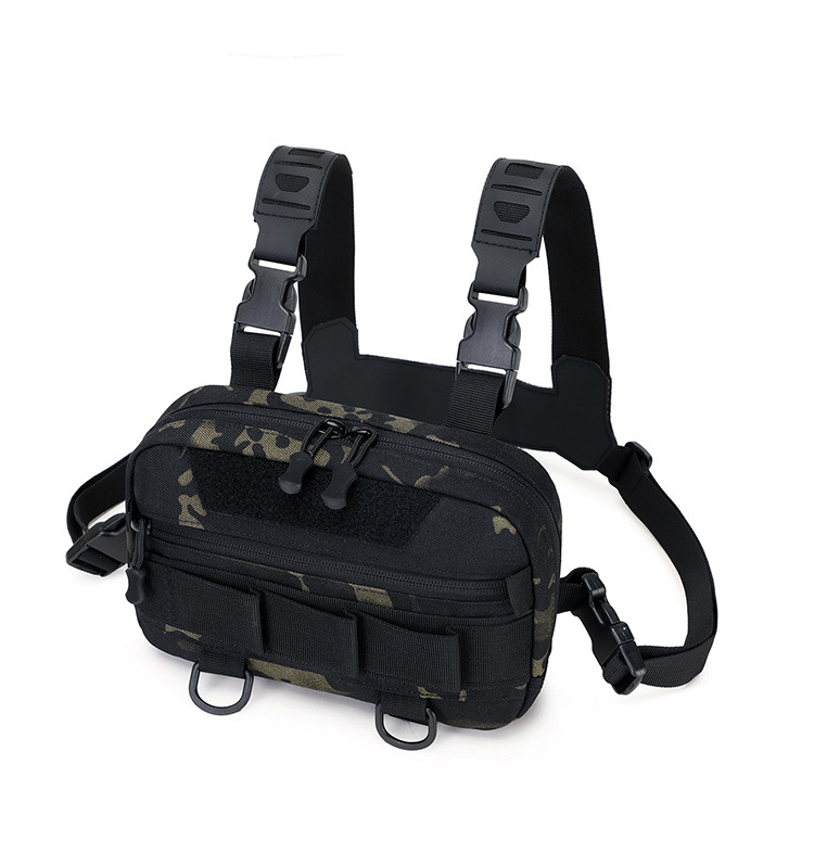 Lure bag Fishing backpack, men's and women's lightweight outdoor bag, sports multi-functional tool bag, camping chest bag detail image 7