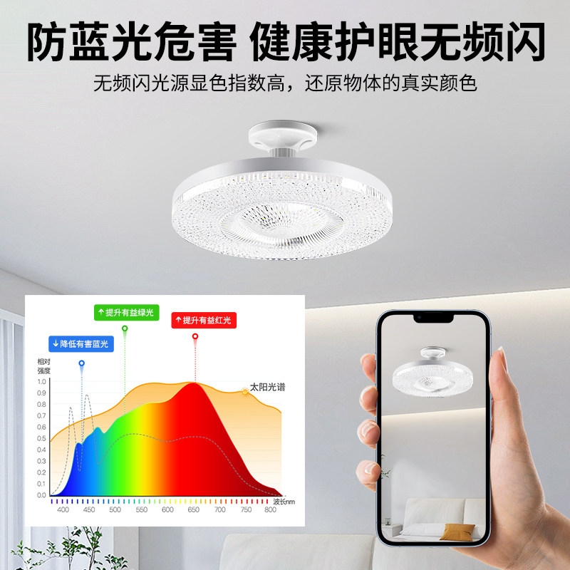 NEWDAYS brand's cross-border new led bulb bulb, detachable screw socket lamp head, crystal cover flying saucer lamp, energy-saving high-brightness lighting led bulb bulb Application Scenario
