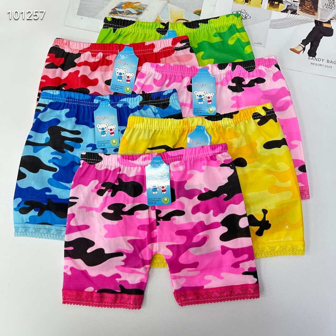 DD-801# Children's Leg Pants Camouflage Pattern Children's Shorts Women's Shorts Leggings Primary School Children's Leggings Best-selling African Children's leggings QNI Item Picture