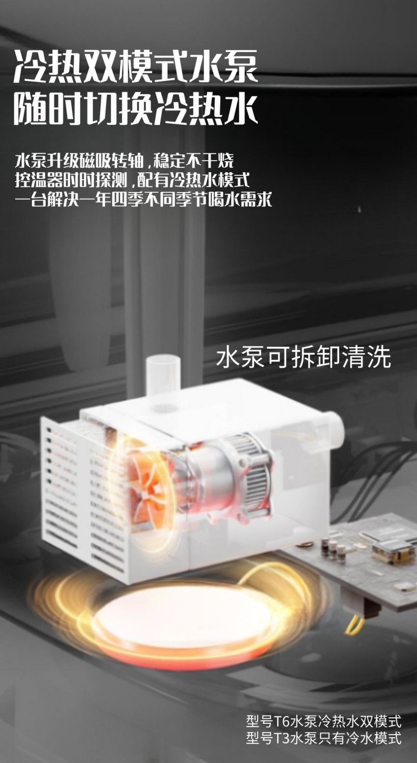 宠物饮水机恒温加热冬暖夏凉双模式静音大容量净污分离自动洗碗详情图15