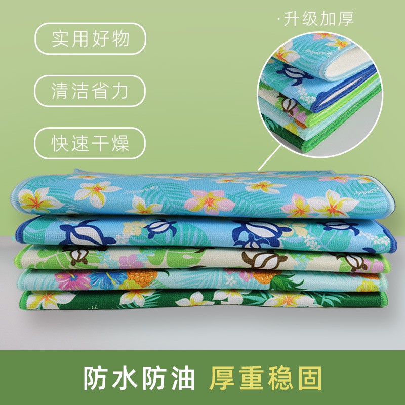 跨境吸水垫厨房沥水垫台面吸水桌垫家用杯碗碟垫防污刀叉餐桌垫子