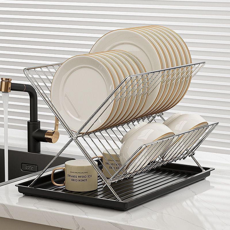 Kitchen draining bowl rack, chopstick rack, plate and bowl storage rack, foldable draining bowl rack, draining bowl rack, and tableware storage rack