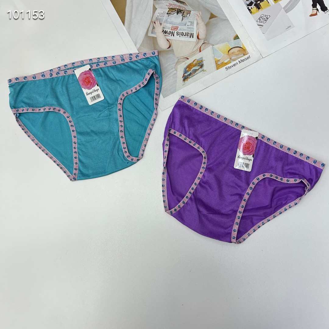 DD-551-28 #L export underwear, women's underwear, milk silk screen printed women's underwear, women's briefs, underwear, underwear are selling well in Africa, QNI details Picture