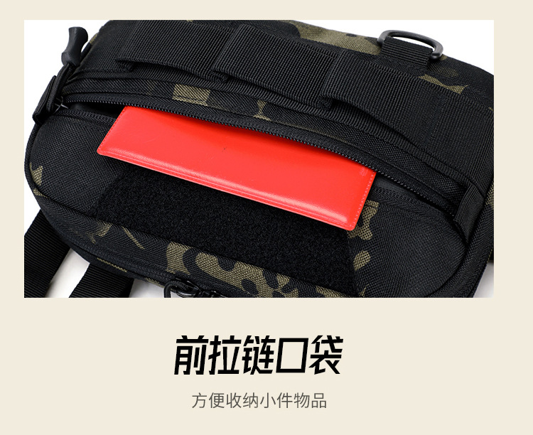 Lure bag Fishing backpack, men's and women's lightweight outdoor bag, sports multi-functional tool bag, camping chest bag detail image 16