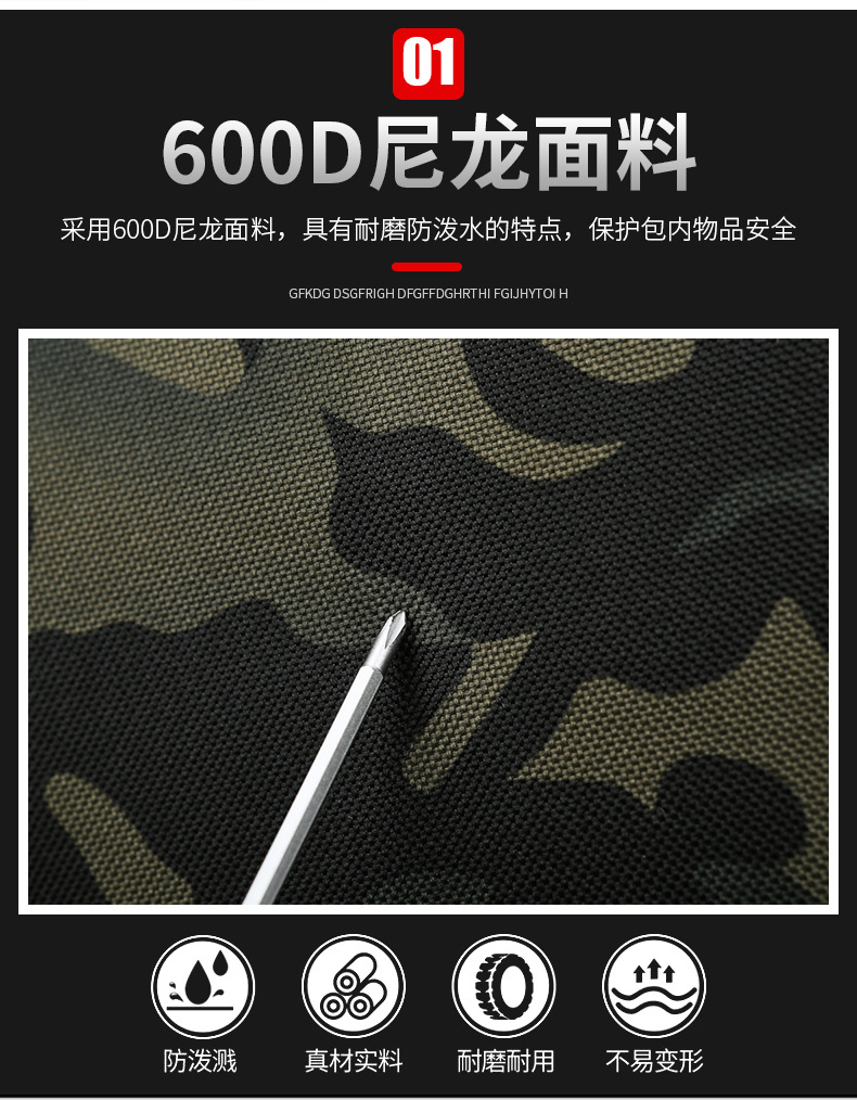 Lure bag: Outdoor lure bag, multi-functional waist bag, chest bag, fishing rod bag, large-capacity fishing backpack, tactical bag, crossbody bag detail image 4