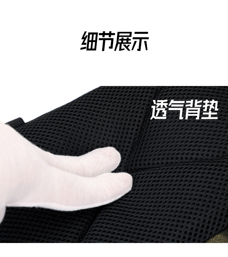 Lure bag Fishing backpack, men's and women's lightweight outdoor bag, sports multi-functional tool bag, camping chest bag detail image 12