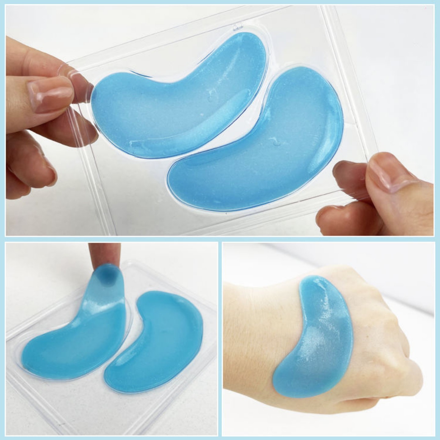 MLB's own brand soluble anti-wrinkle and dark circle removal Centella Crystal Collagen Eye Gel Patch Eye mask details Picture