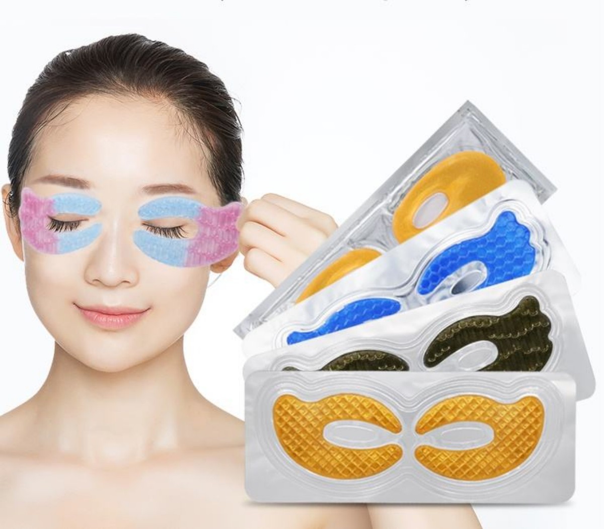 Wholesale of self-owned brand collagen eye patches to reduce dark circles and freckles. Collagen platinum eye mask ODM Application Scenario