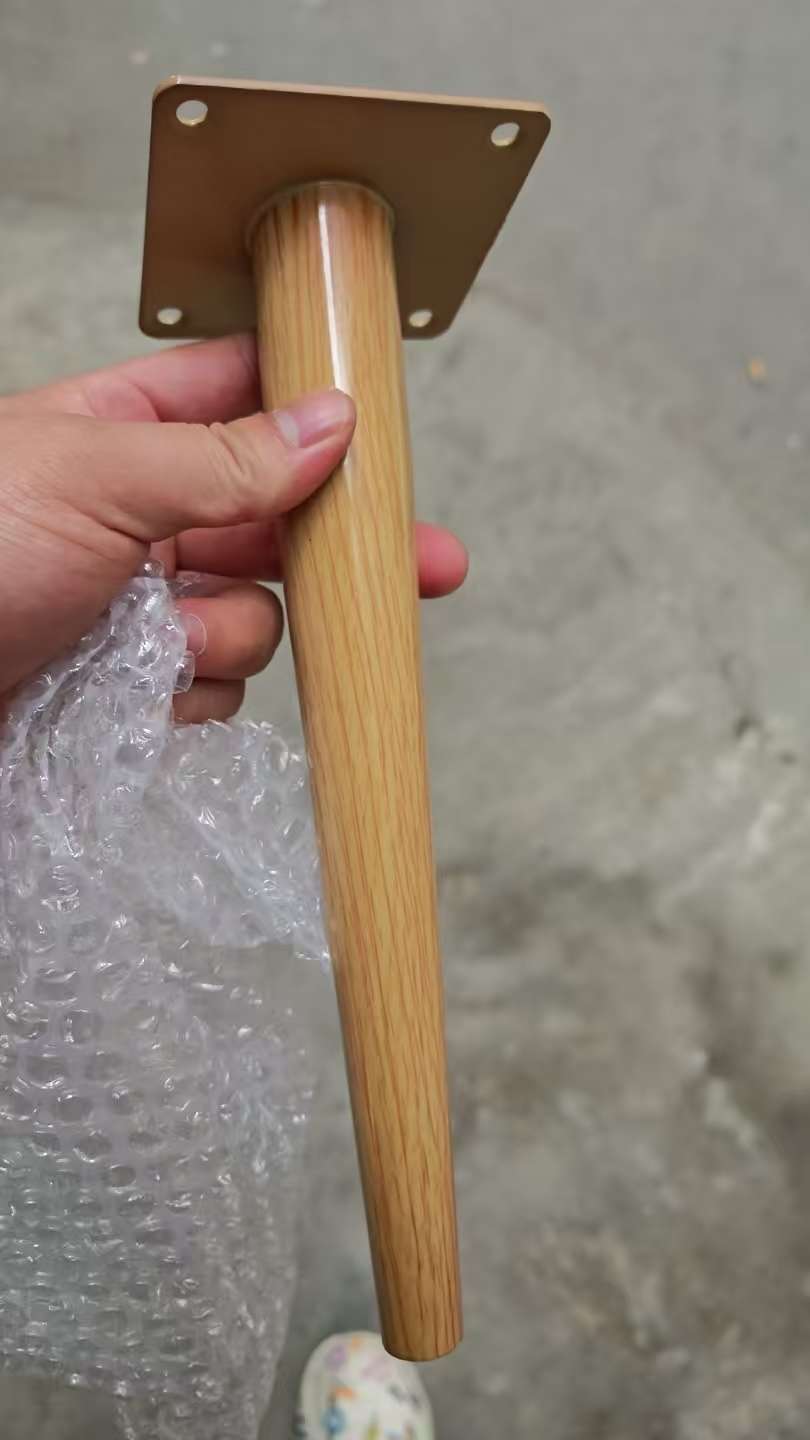 五金家具配件 13分花脚 金色花纹脚 镂空支撑沙发脚 茶几电视柜脚详情图5