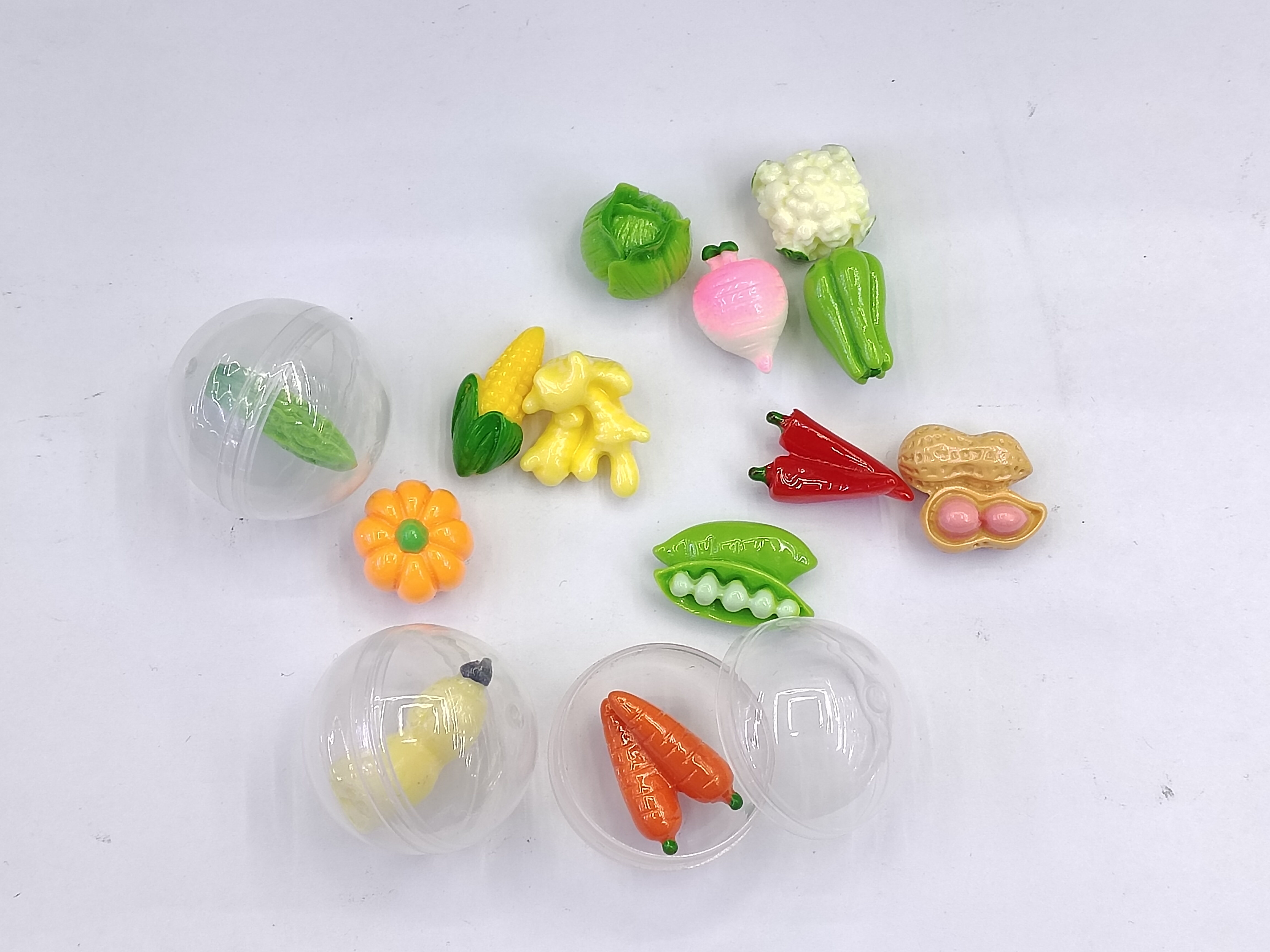 32mm蛋壳+玩具迷你微缩仿真蔬菜系列食玩树脂diy饰品配件扭蛋玩具详情4