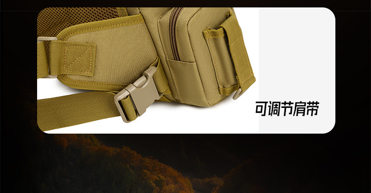 Lure bag: Multi-functional lure fishing bag, large-capacity outdoor sports tactical bag, men's fishing gear bag, crossbody bag detail image 11