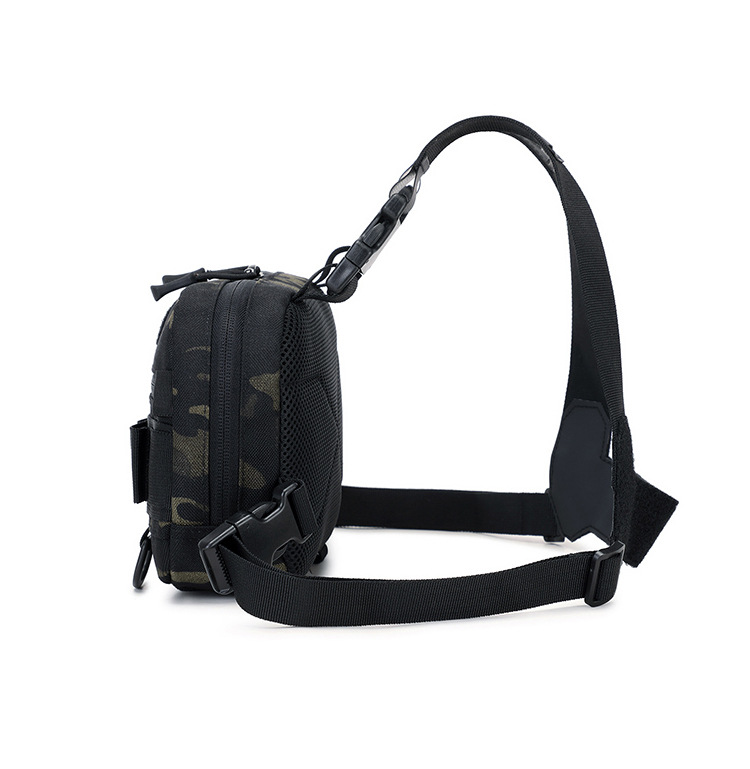 Lure bag Fishing backpack, men's and women's lightweight outdoor bag, sports multi-functional tool bag, camping chest bag detail image 8