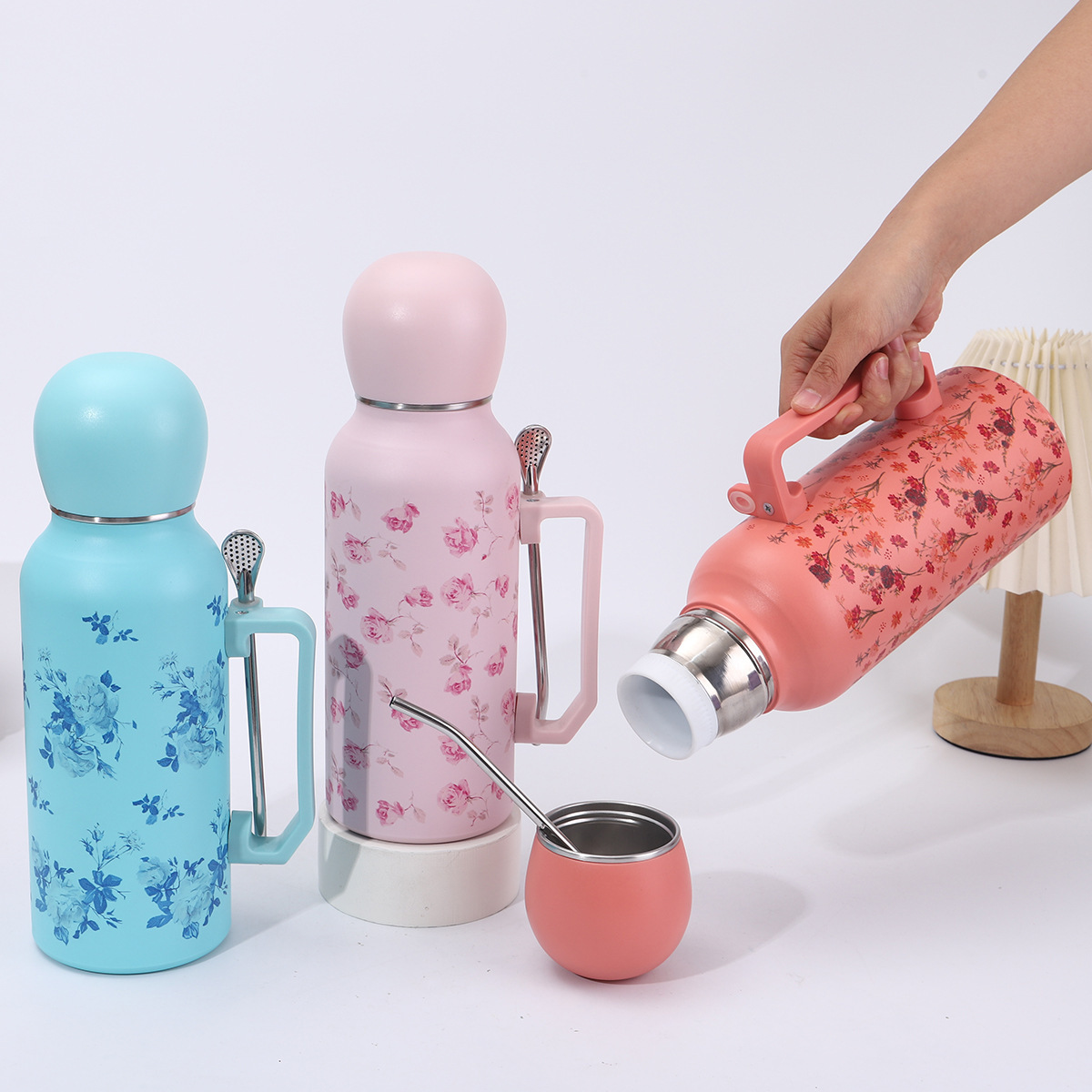 保温杯/水杯/保温水壶/保温瓶/玻璃胆热水壶产品图