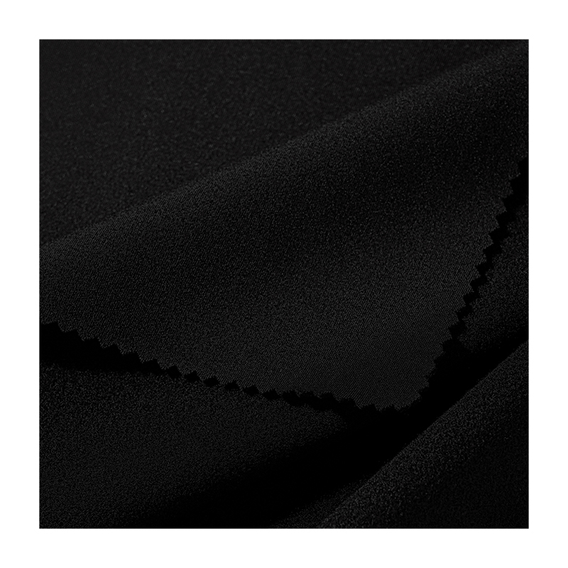 The polyester fabric is brushed on both sides Item Picture