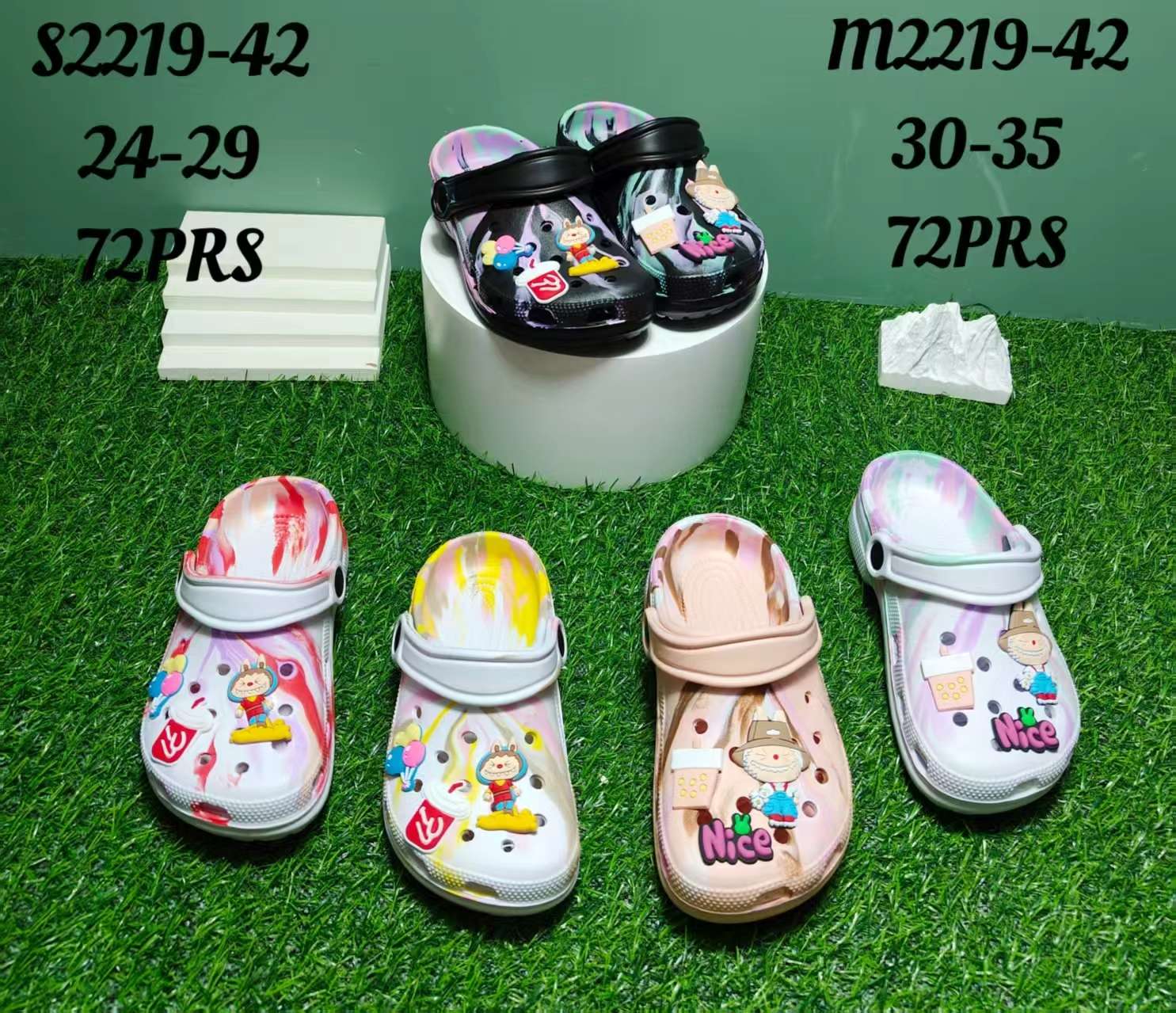 Children's sandals, cartoon shoes, flower shoes, crocs, sandals, children's shoes Specification image