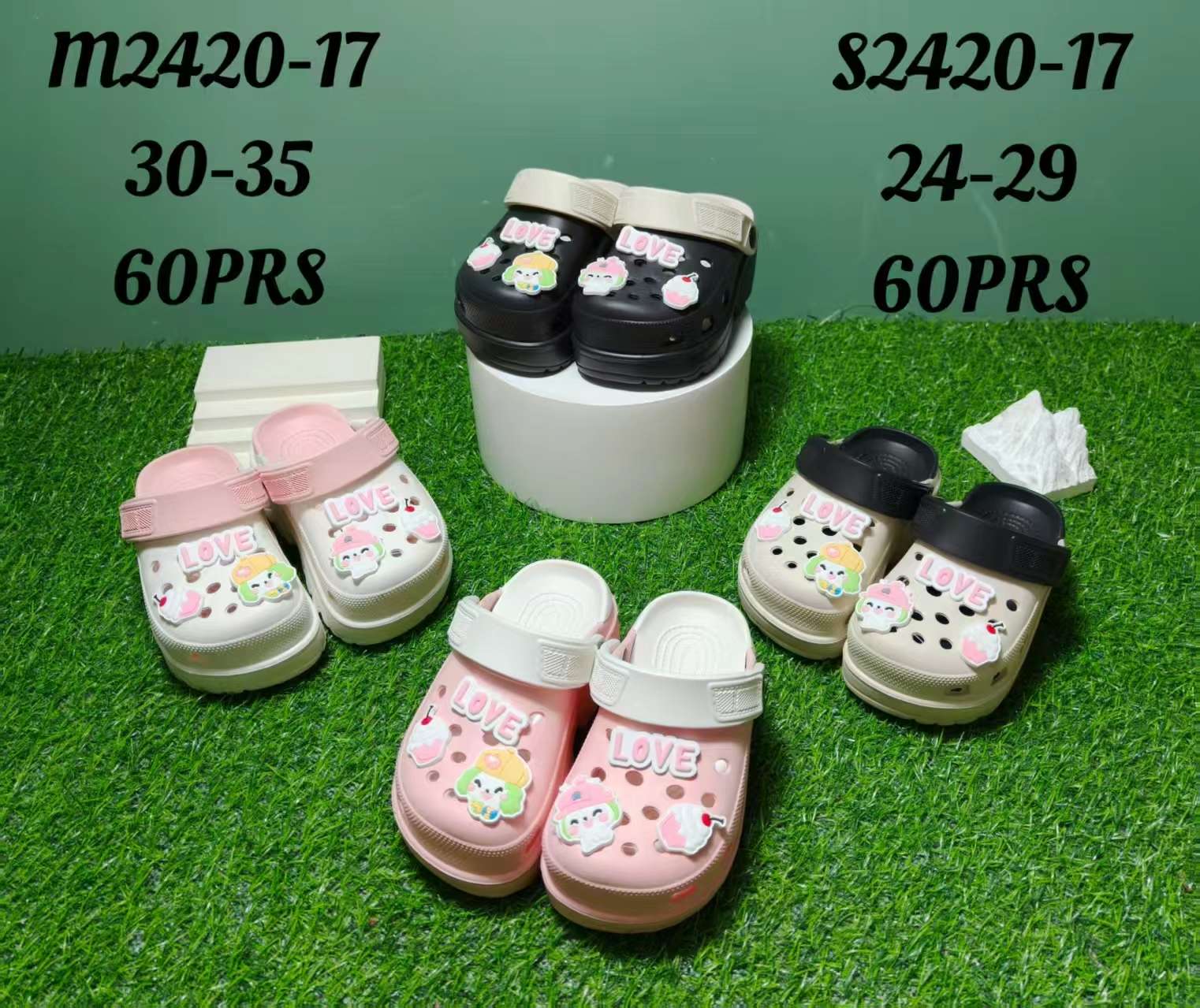Children's sandals, cartoon shoes, flower shoes, crocs, sandals, children's shoes details Picture