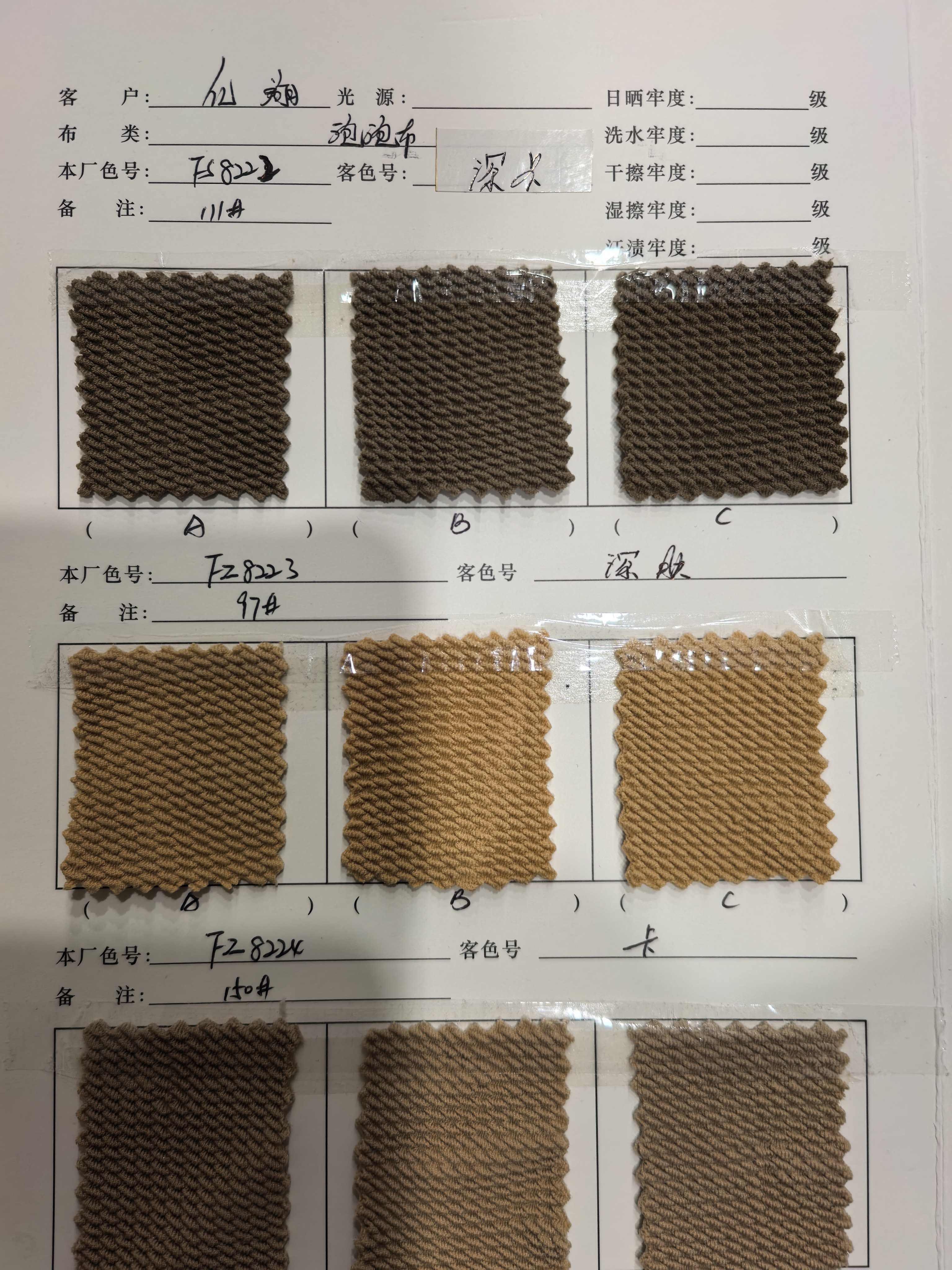 Twill bubble cloth, foreign trade, fabric details Picture