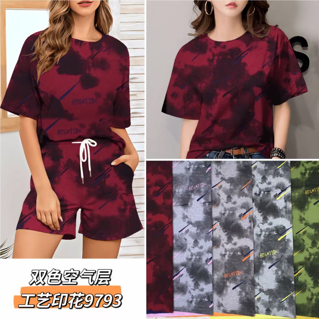 Air layer printing. Customizable prints on the first floor and the first floor. Cotton-like frame printing. French cashmere print.
