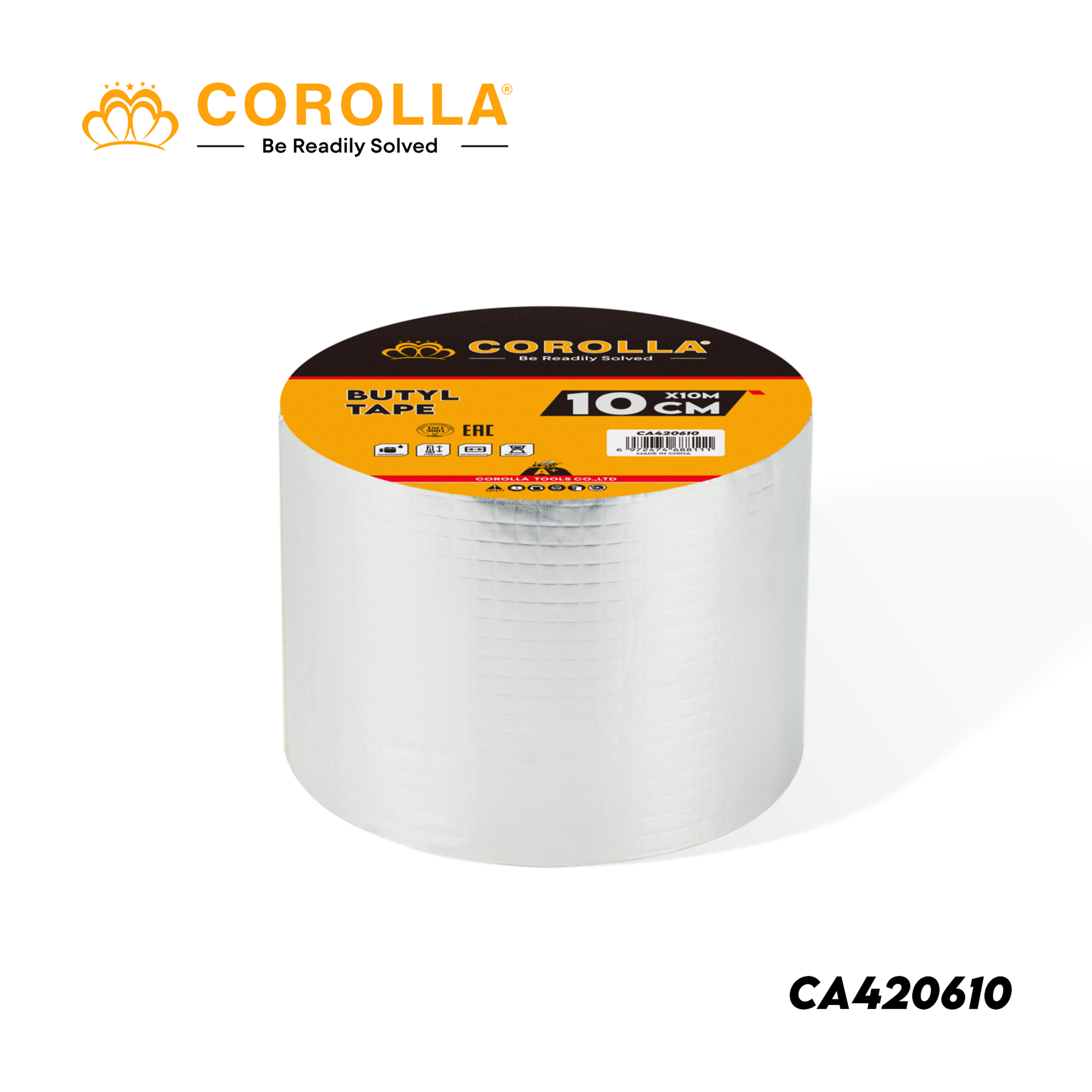 CA420610  COROLLA银色布基胶带基胶带  COROLLA丁基胶带防水漏胶带