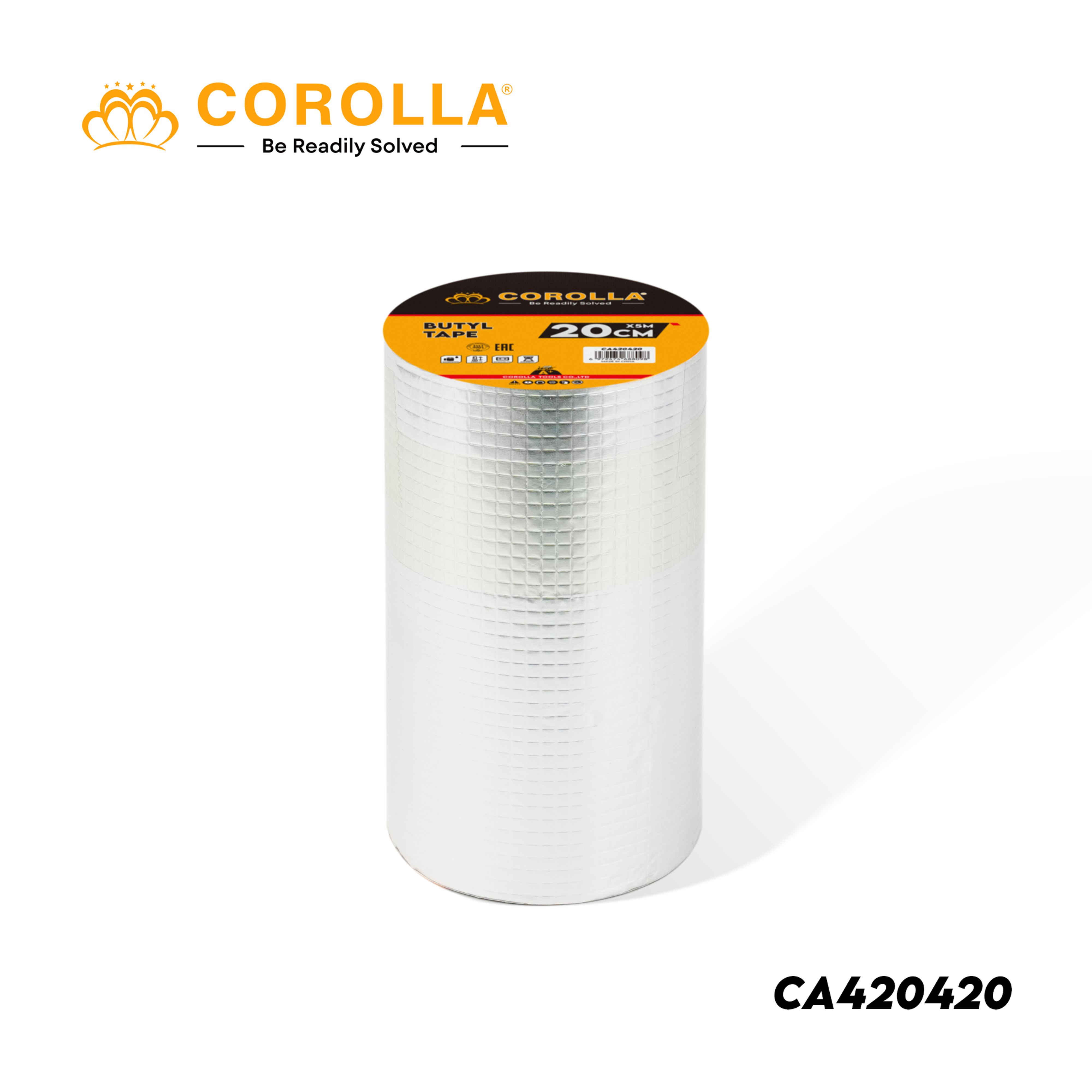 CA420420   COROLLA银色布基胶带基胶带