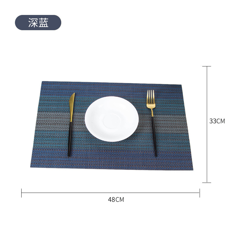 Creative heat insulation pad, PVC placemats and coasters set, heat protection, table surface, simple home products details Picture