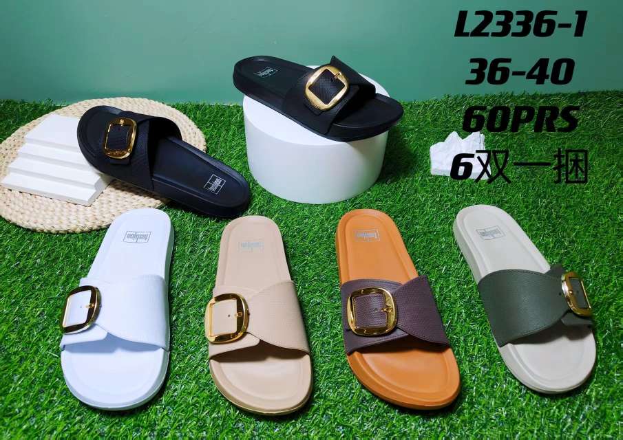 Ladies' single-breasted casual thick-soled flip-flops Specification image