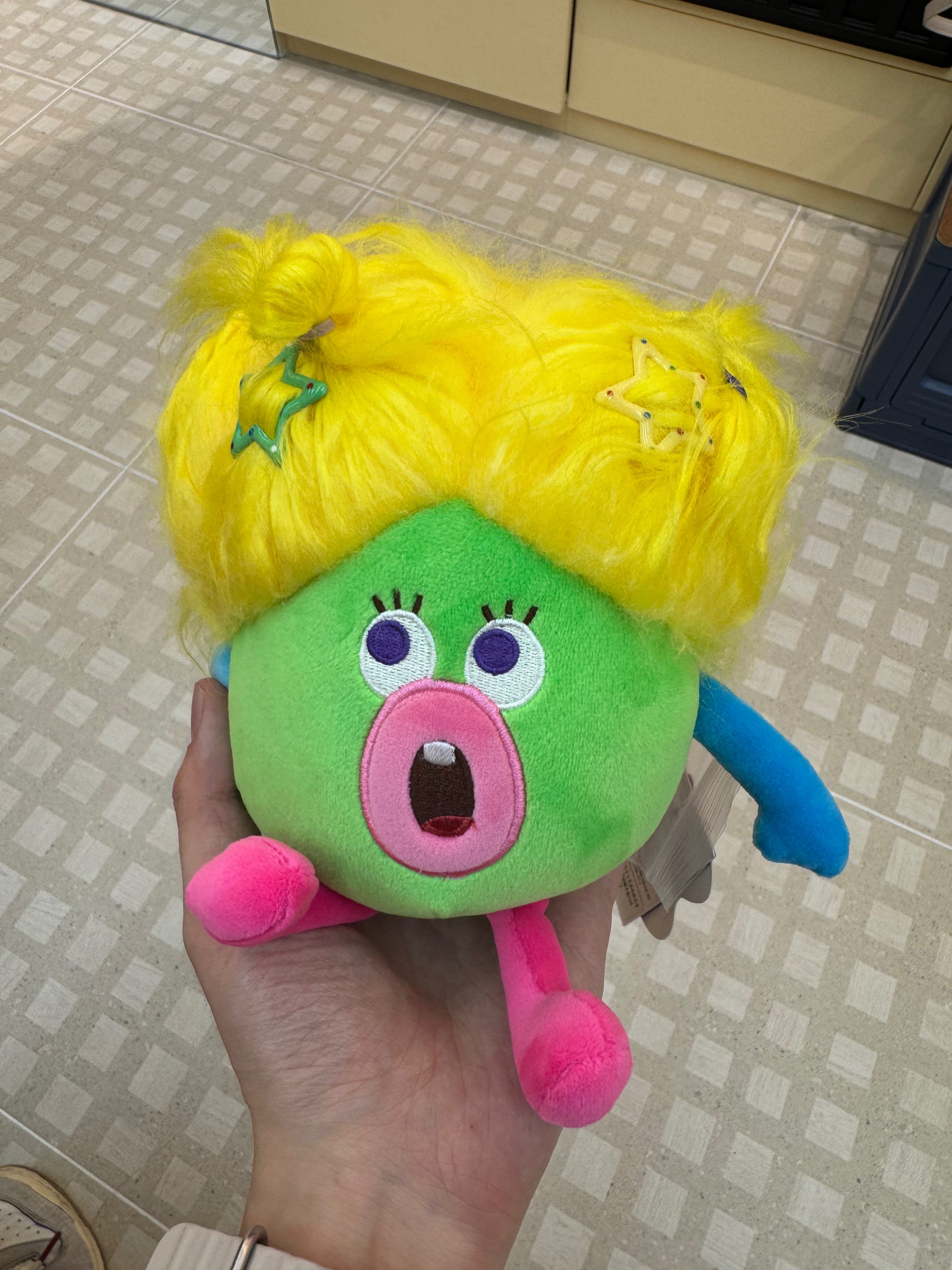 蒙奇奇毛绒玩具兔子挂件玩偶毛绒配件钩织可爱装饰品